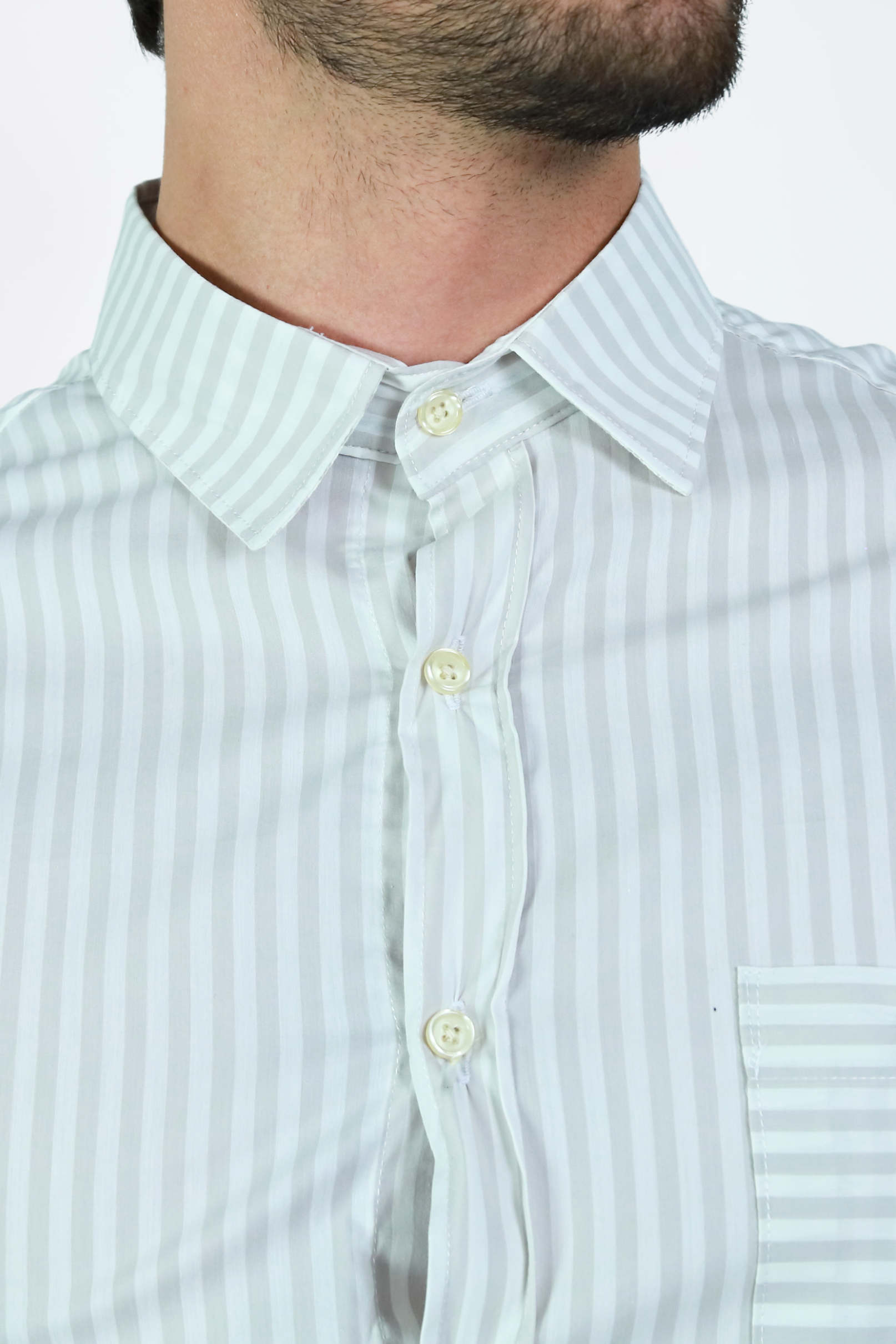 Camisa Manga Corta Ropa De Caballero Alberto Olguin AOMC1302 (S - XXL) - Imagen 2