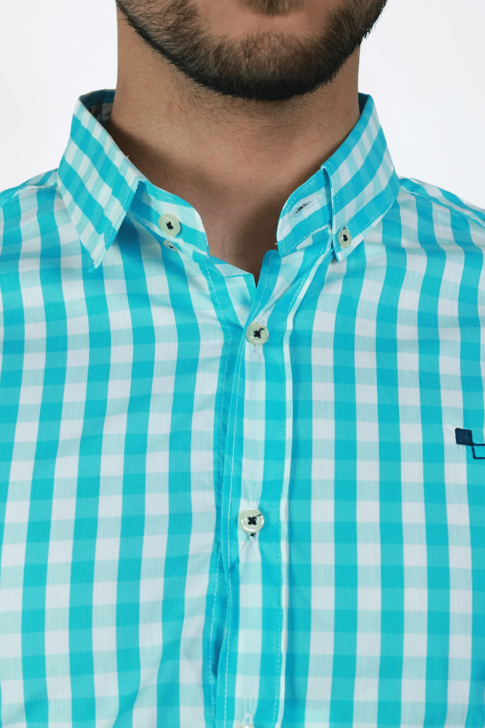 Camisa M. Larga Ropa De Caballero Alberto Olguin AOMC1315 (S - XXL) - Imagen 2