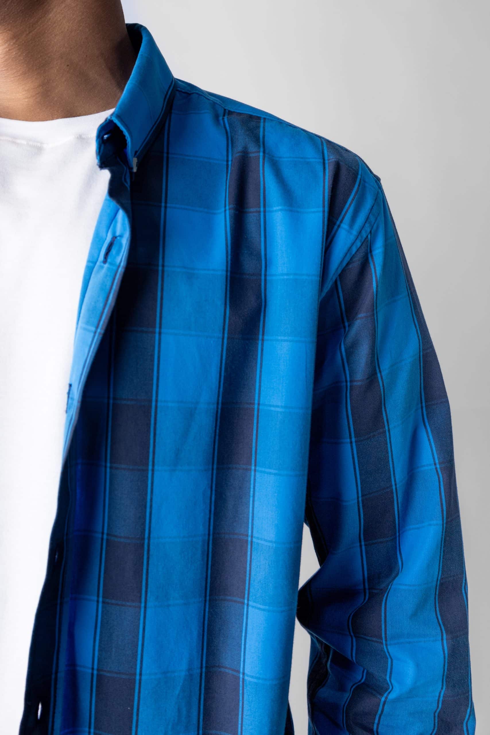 Camisa M. Larga Ropa De Caballero Buckle London BKMC1119 (S - XXL) - Imagen 3