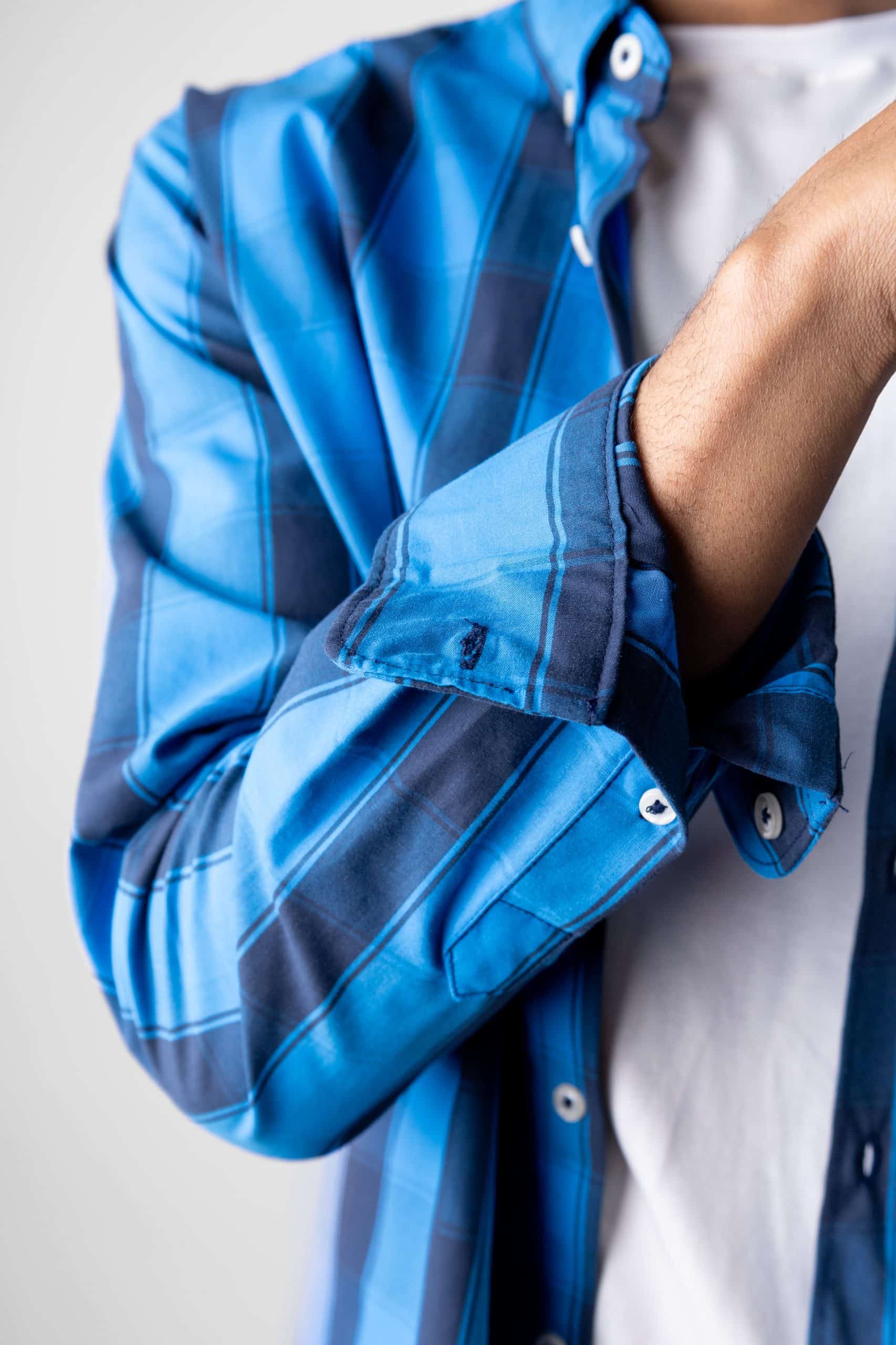 Camisa M. Larga Ropa De Caballero Buckle London BKMC1119 (S - XXL) - Imagen 2