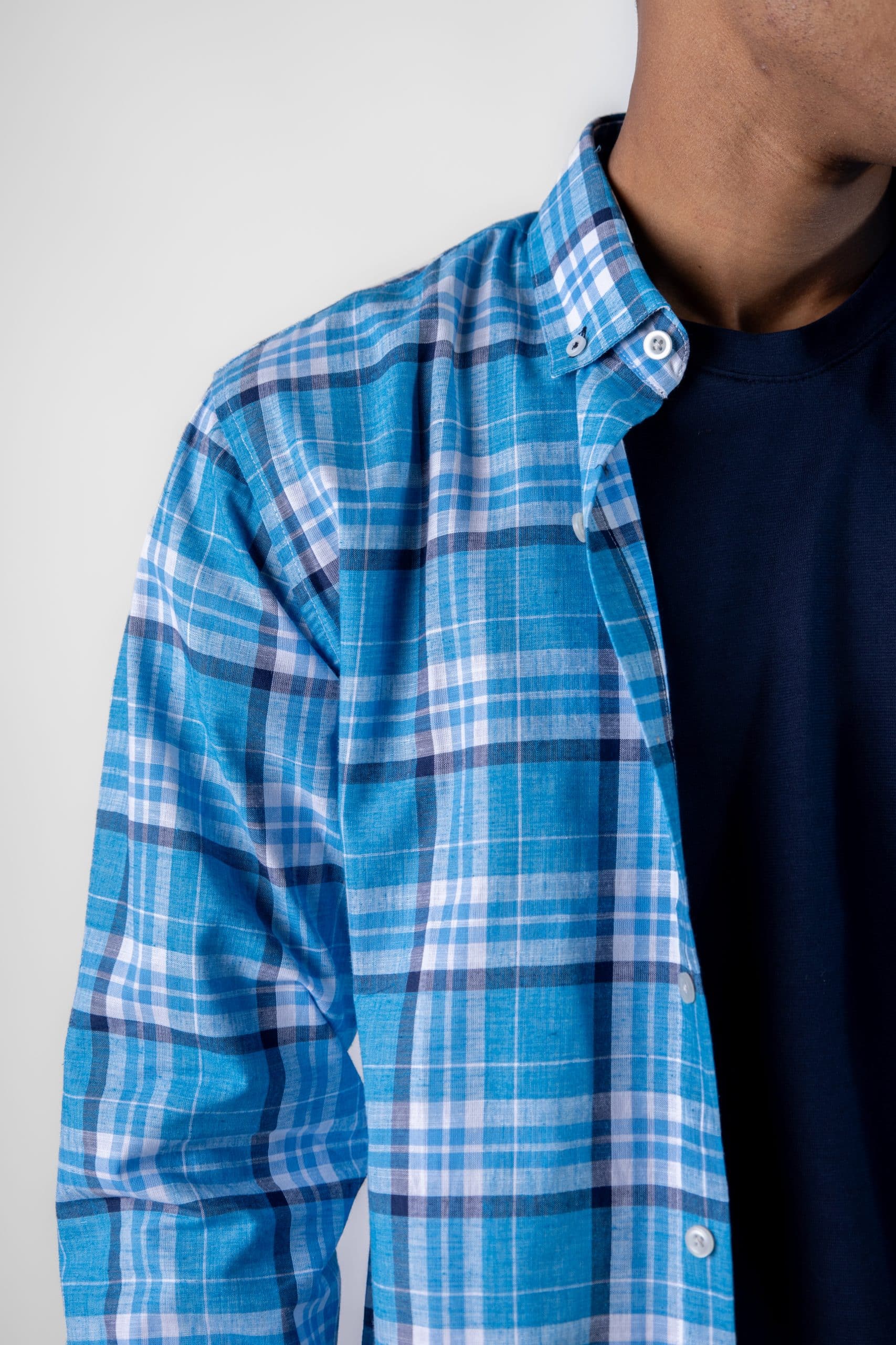 Camisa M. Larga Ropa De Caballero Stone Rose SRMC1190 (S - XXL) - Imagen 2