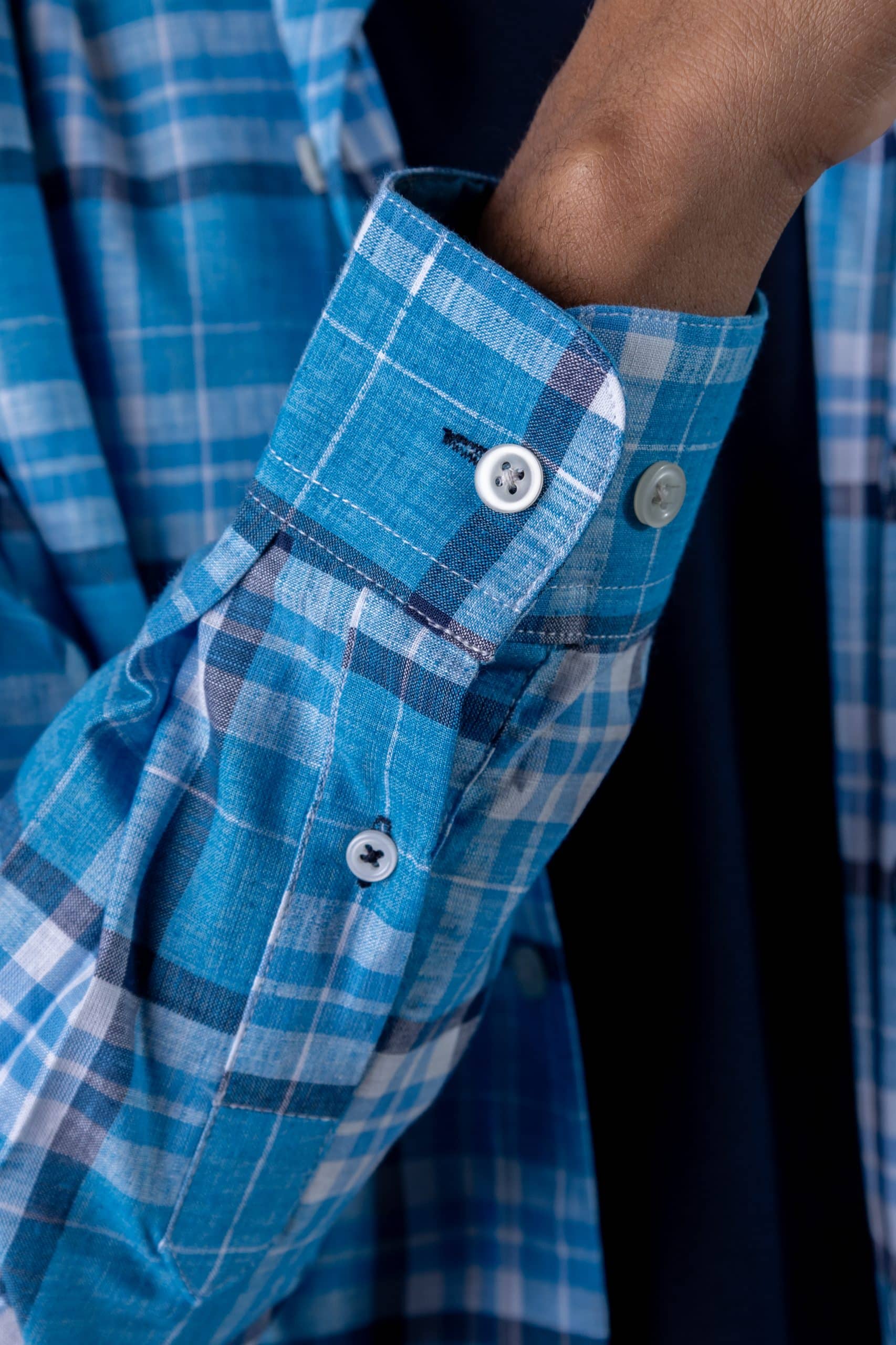 Camisa M. Larga Ropa De Caballero Stone Rose SRMC1190 (S - XXL) - Imagen 3