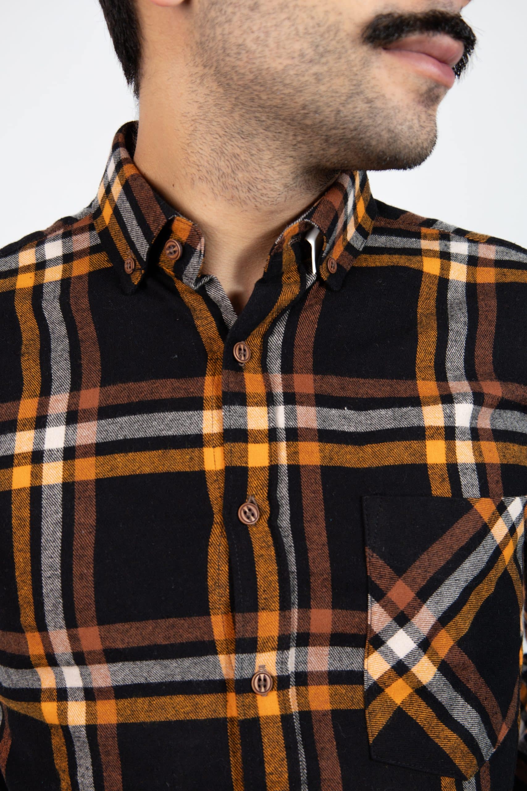 Camisa M. Larga Ropa De Caballero Stone Rose SRMC929 (S - XXXL) - Imagen 2