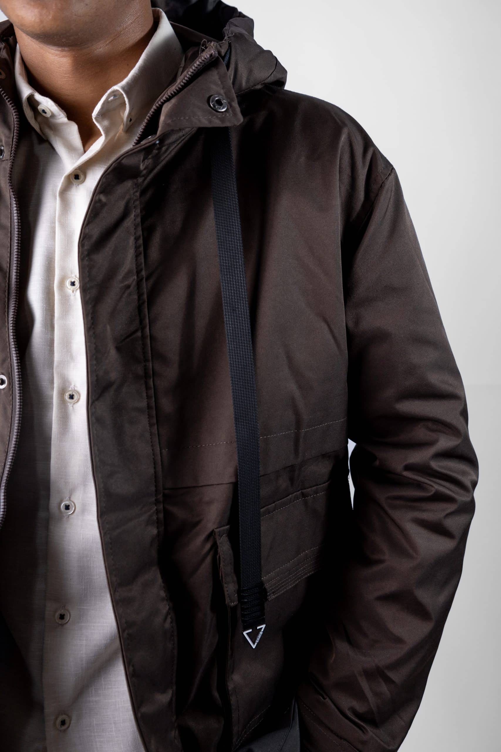 Chamarra Ropa De Caballero Buckle London BLTO24034 Café Chocolate (S - XL) - Imagen 3