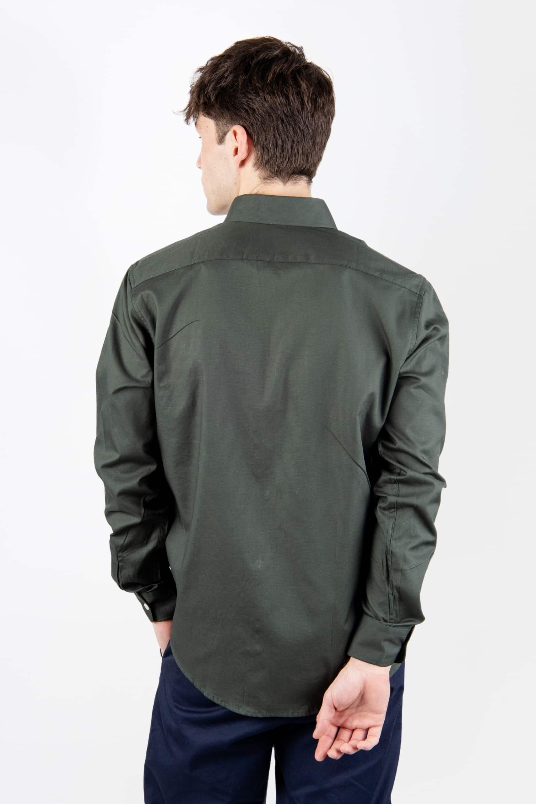 Camisa M. Larga Ropa De Caballero Alberto Olguin AOMC1735 (S - XXL) - Imagen 2