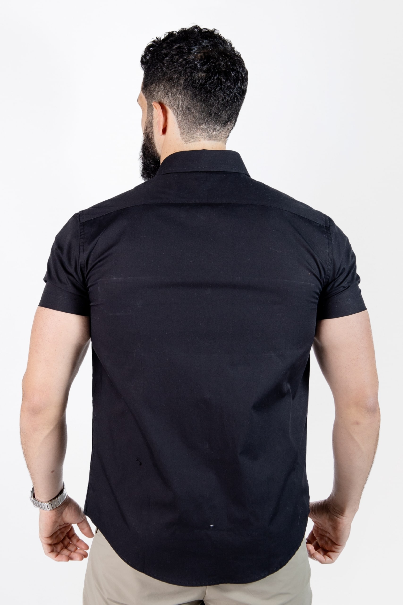 Camisa M. Corta Ropa De Caballero Alberto Olguin AOMC1743 (S - XXL) - Imagen 2