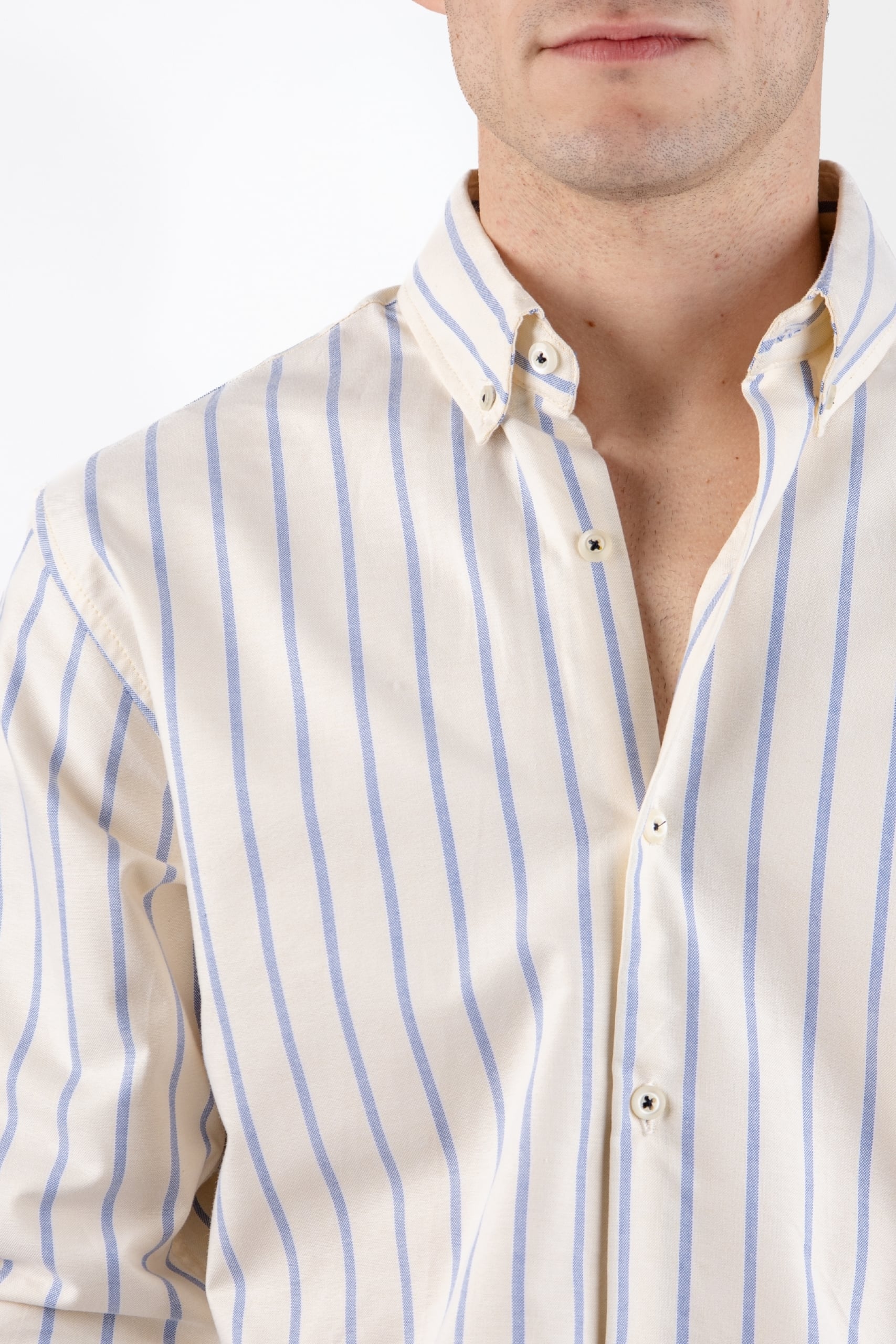 Camisa M. Larga Ropa De Caballero Alberto Olguin AOMC1777 (S - XXL) - Imagen 3