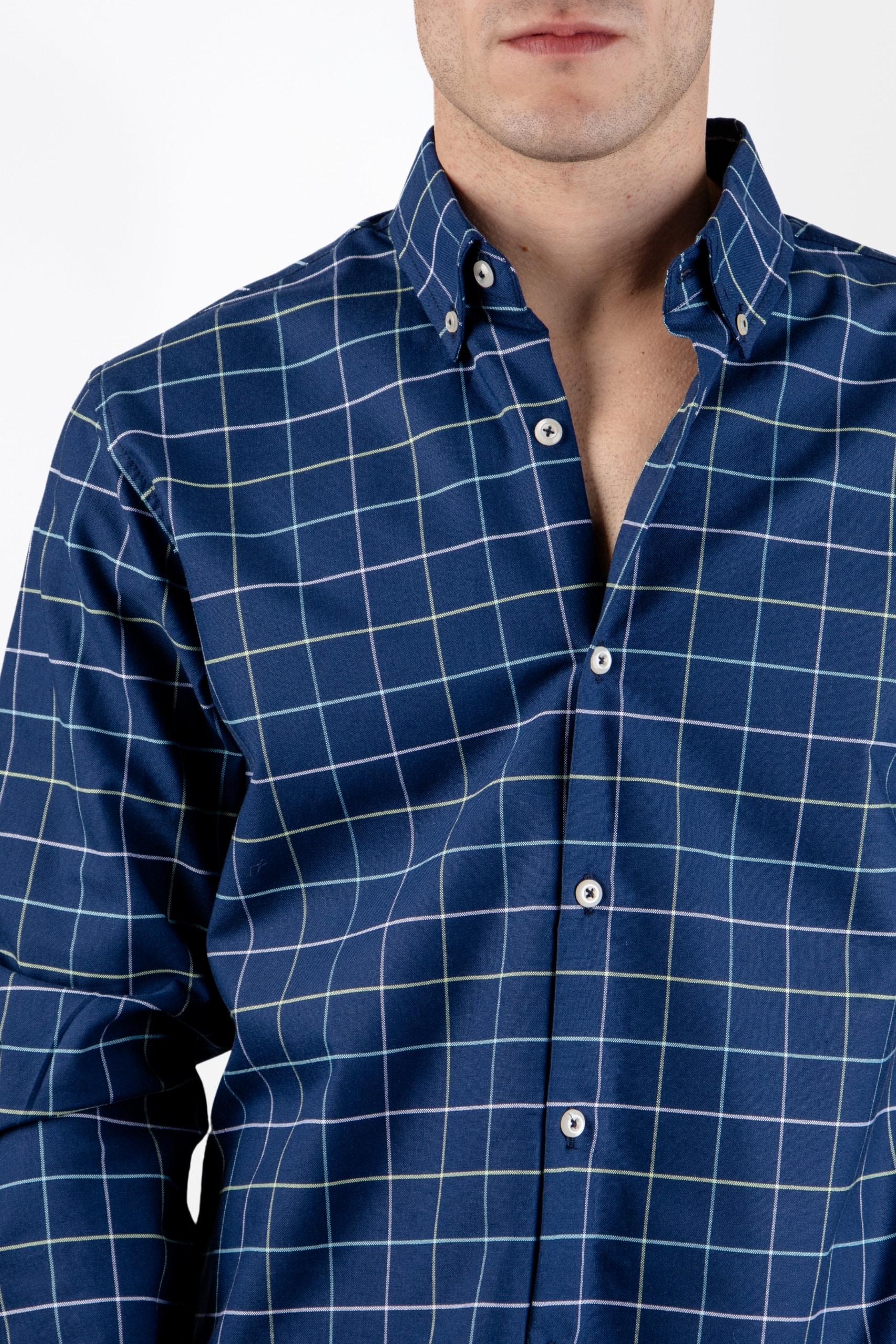 Camisa M. Larga Ropa De Caballero Alberto Olguin AOMC1782 (S - XXL) - Imagen 3