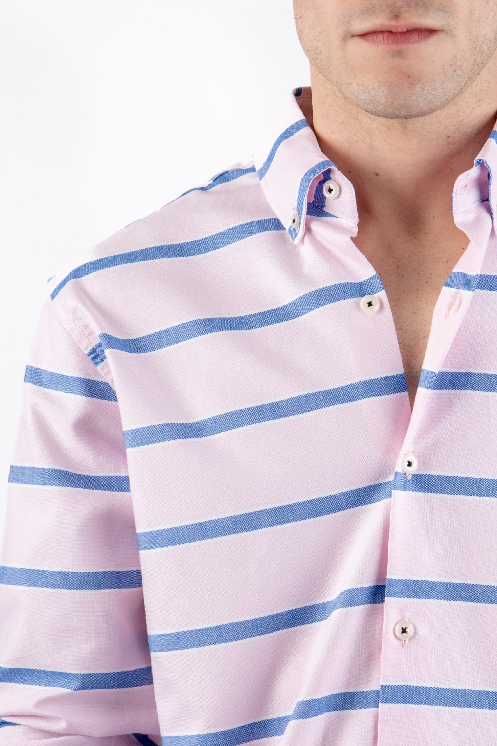 Camisa M. Larga Ropa De Caballero Alberto Olguin AOMC1783 (M - XXL) - Imagen 3