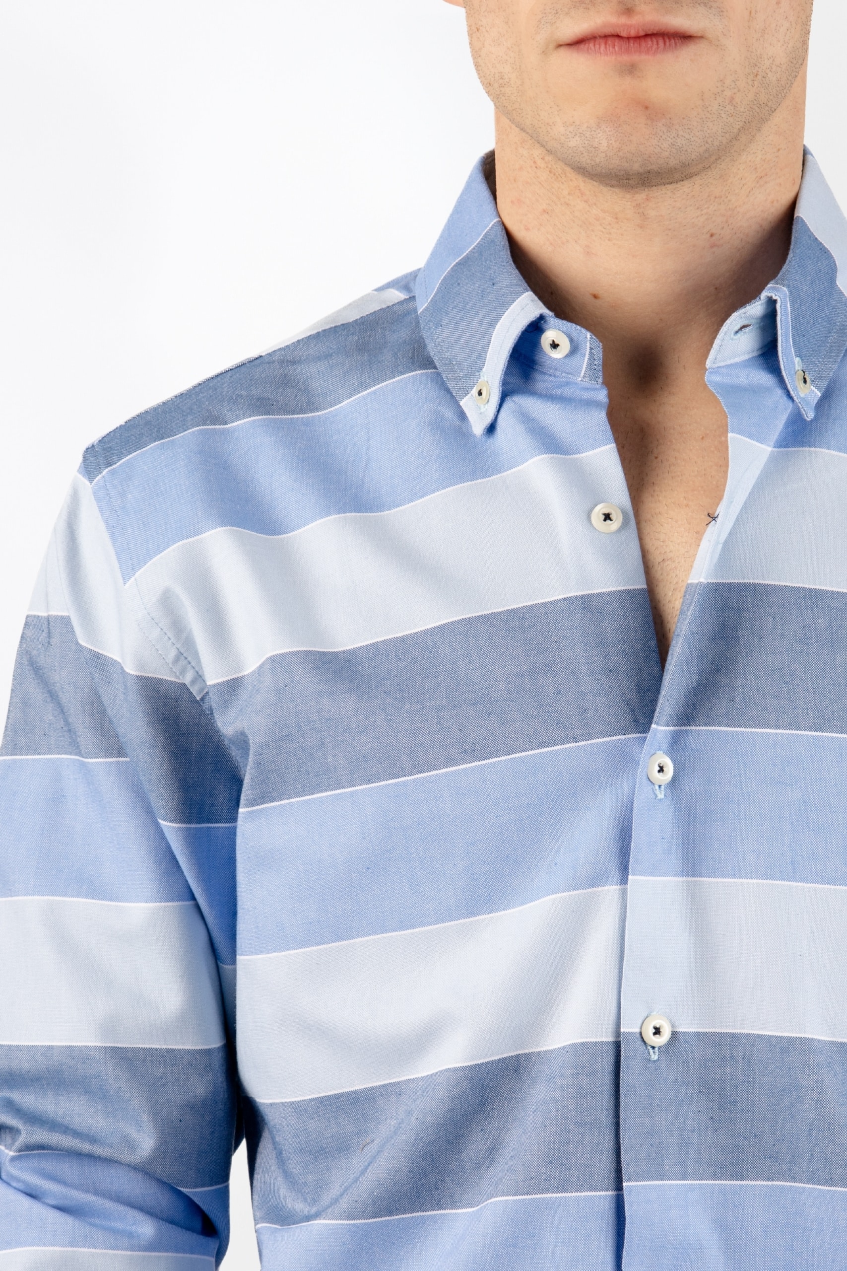 Camisa M. Larga Ropa De Caballero Alberto Olguin AOMC1808 (M - XXL) - Imagen 3