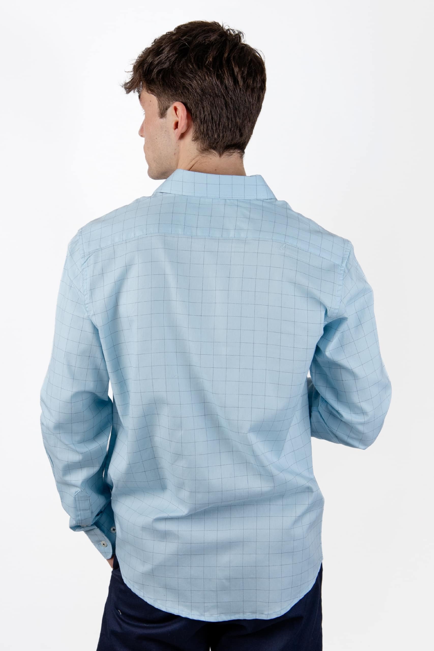 Camisa M. Larga Ropa De Caballero Alberto Olguin AOMC1832 (S - XXL) - Imagen 2