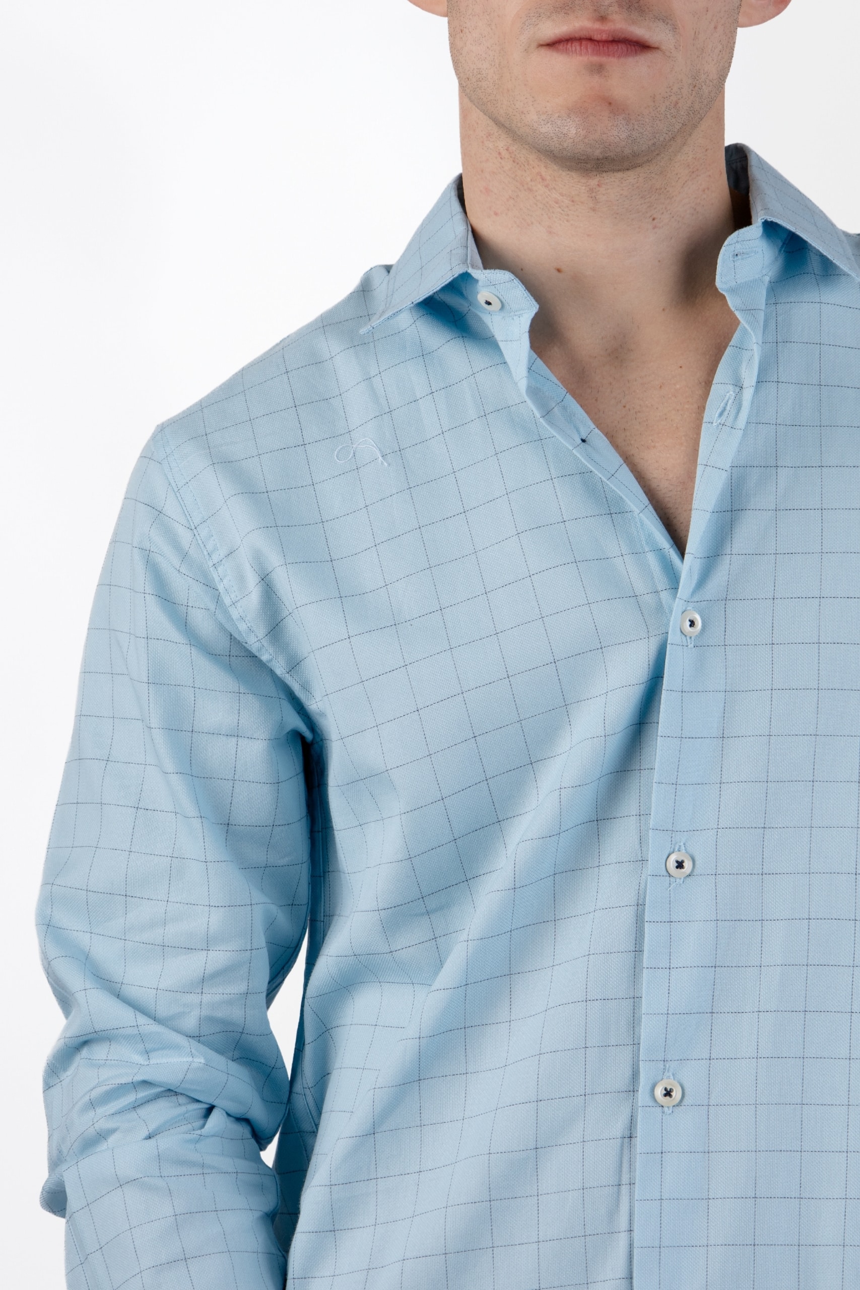 Camisa M. Larga Ropa De Caballero Alberto Olguin AOMC1832 (S - XXL) - Imagen 3