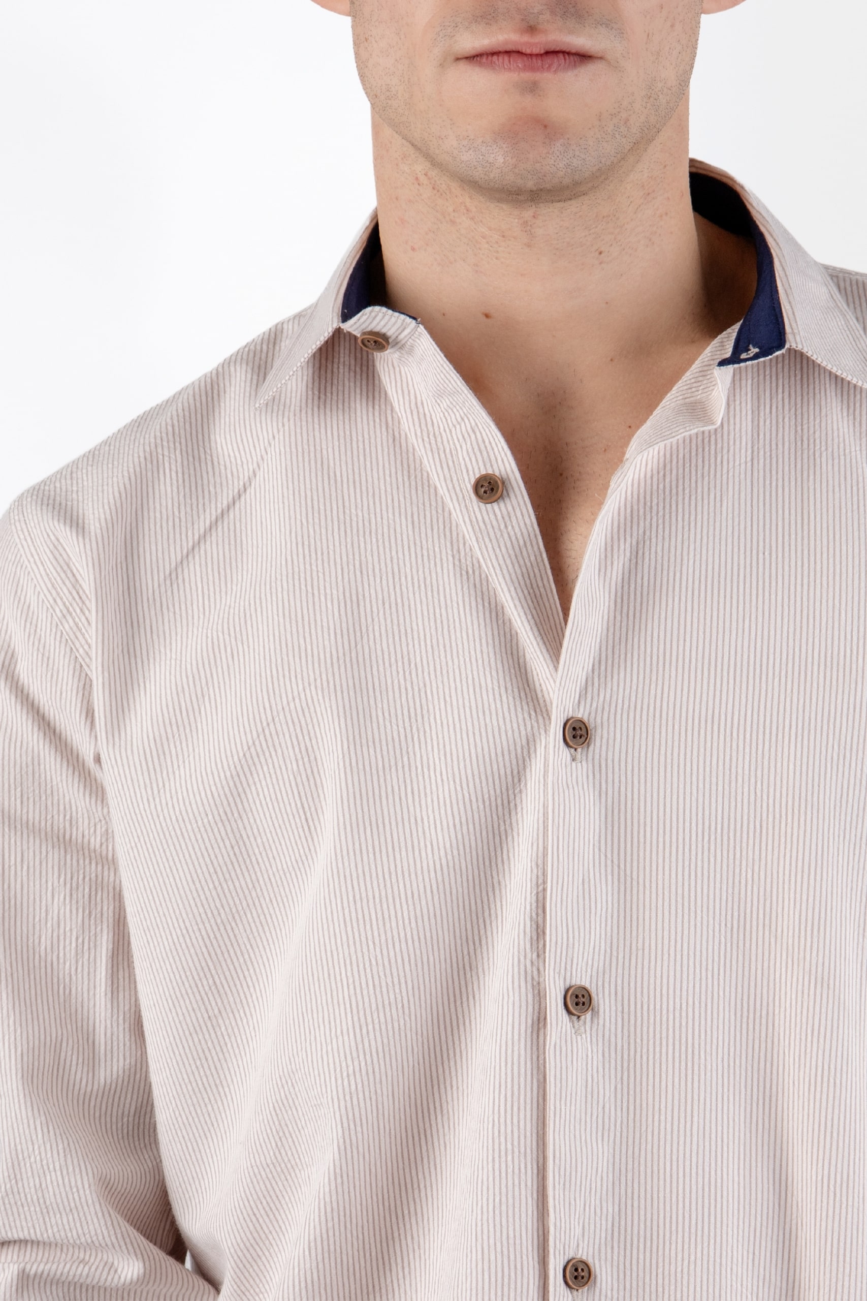 Camisa M. Larga Ropa De Caballero Alberto Olguin AOMC1845 (S - XXL) - Imagen 3