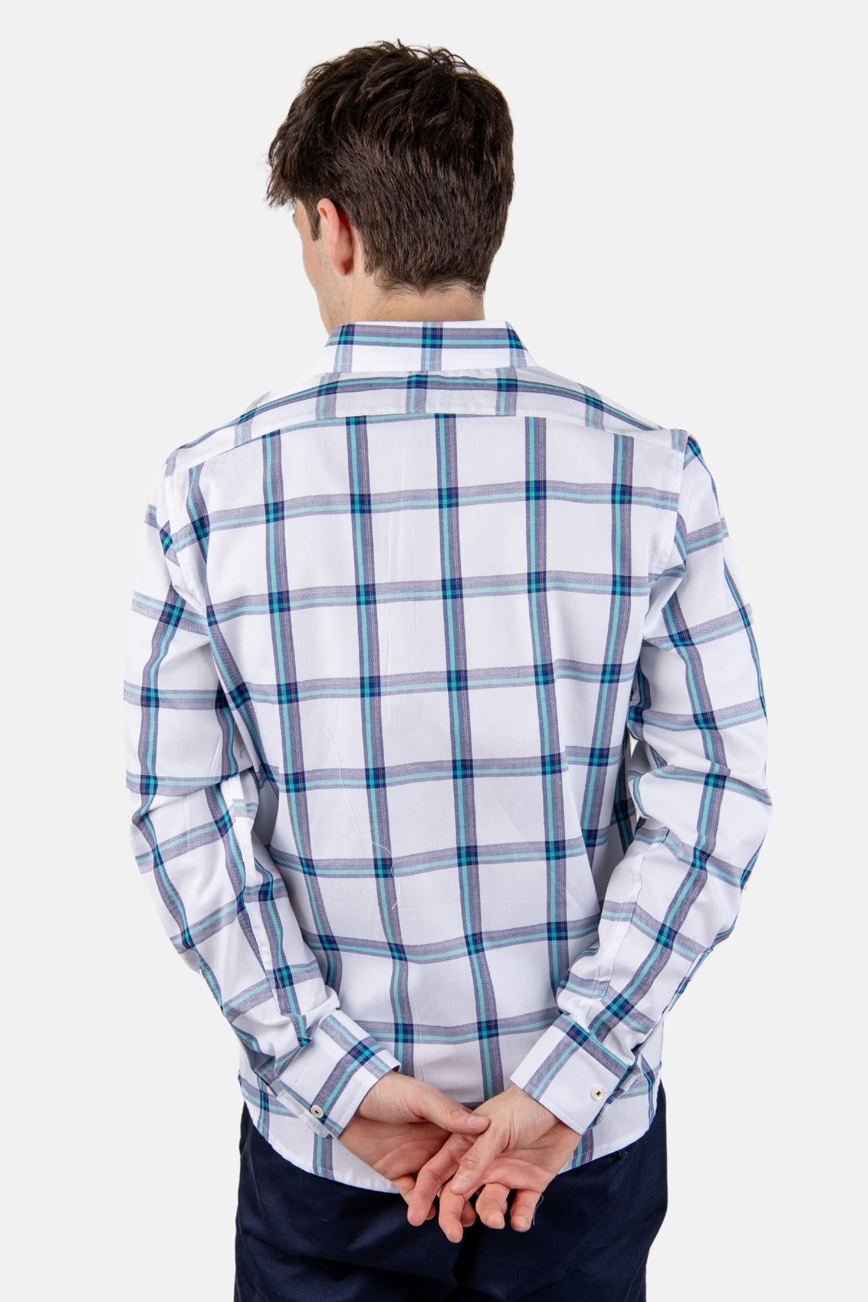 Camisa M. Larga Ropa De Caballero Alberto Olguin AOMC1770 (S - XXL) - Imagen 2