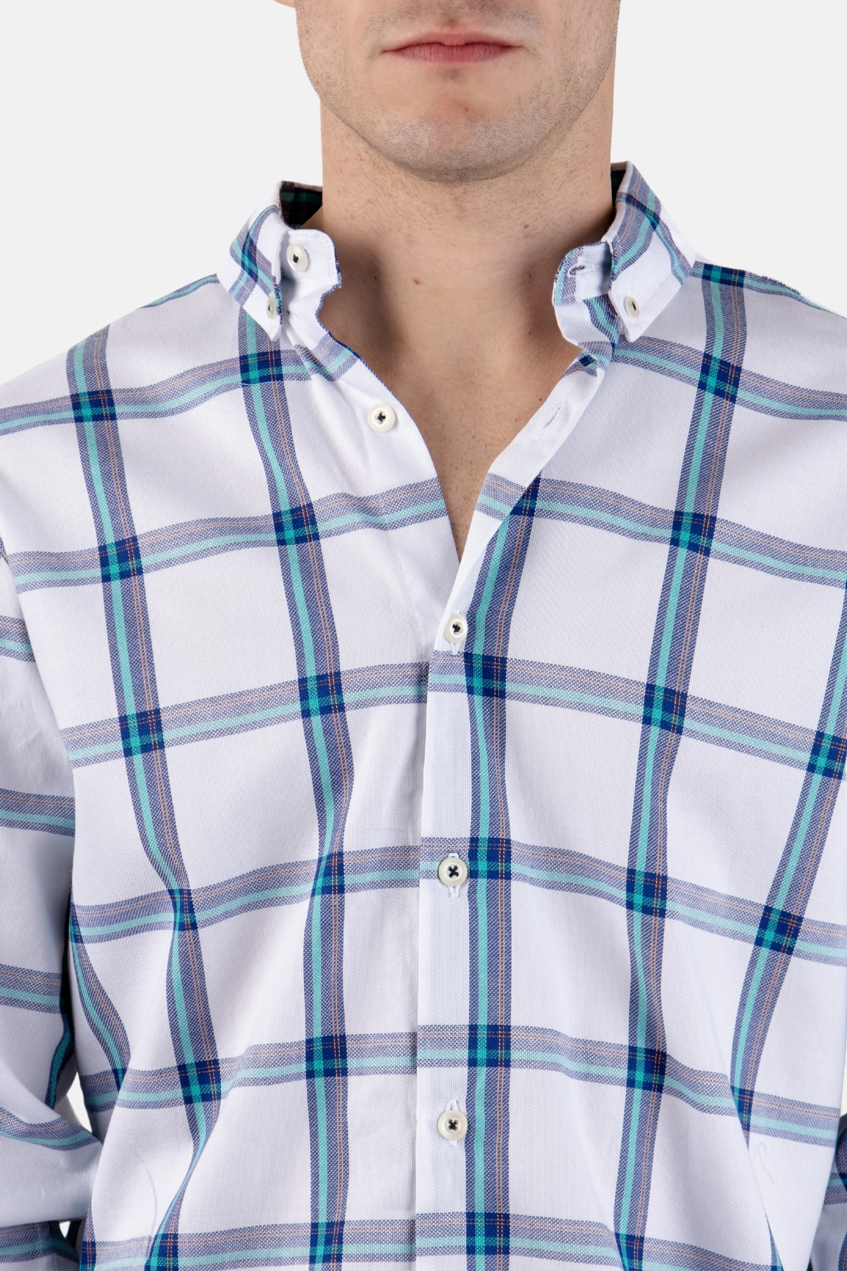 Camisa M. Larga Ropa De Caballero Alberto Olguin AOMC1770 (S - XXL) - Imagen 3