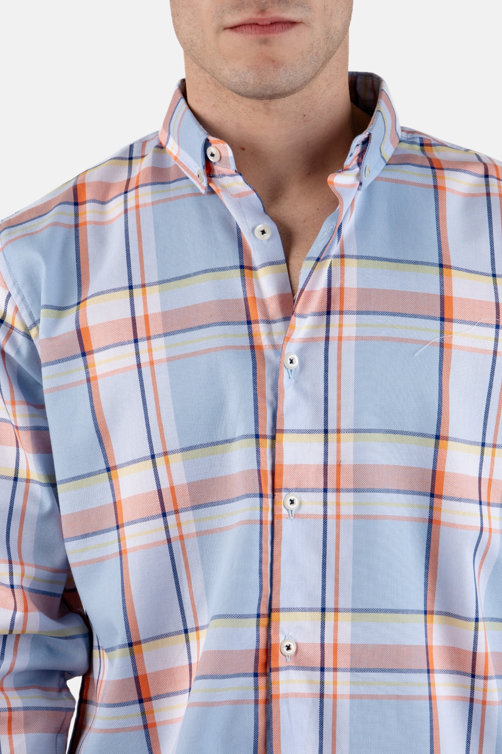 Camisa M. Larga Ropa De Caballero Alberto Olguin AOMC1773 (S - XXL) - Imagen 3