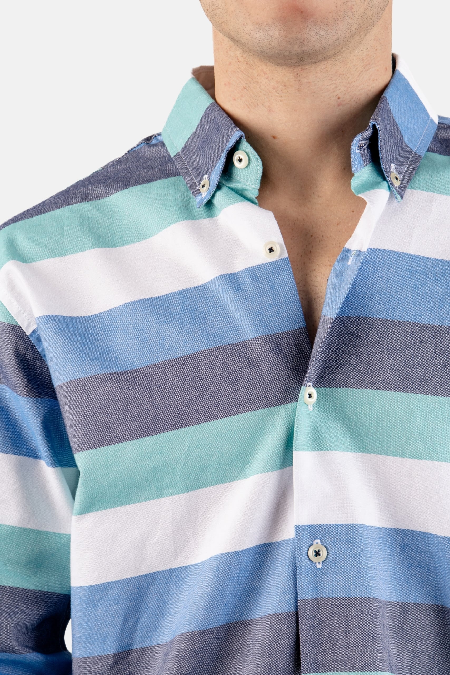 Camisa M. Larga Ropa De Caballero Alberto Olguin AOMC1807 (S - XXL) - Imagen 3