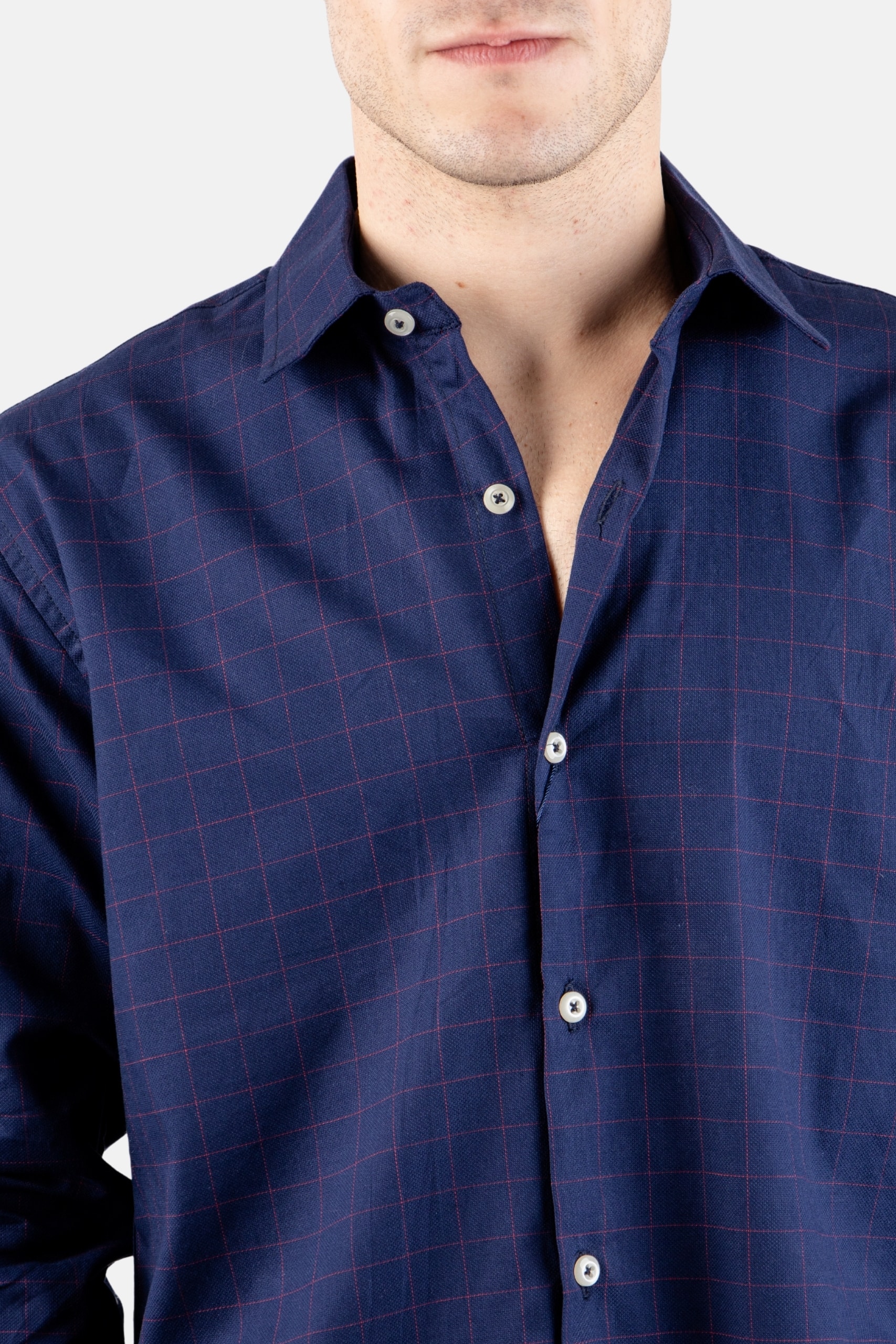 Camisa M. Larga Ropa De Caballero Alberto Olguin AOMC1830 (S - XXL) - Imagen 3