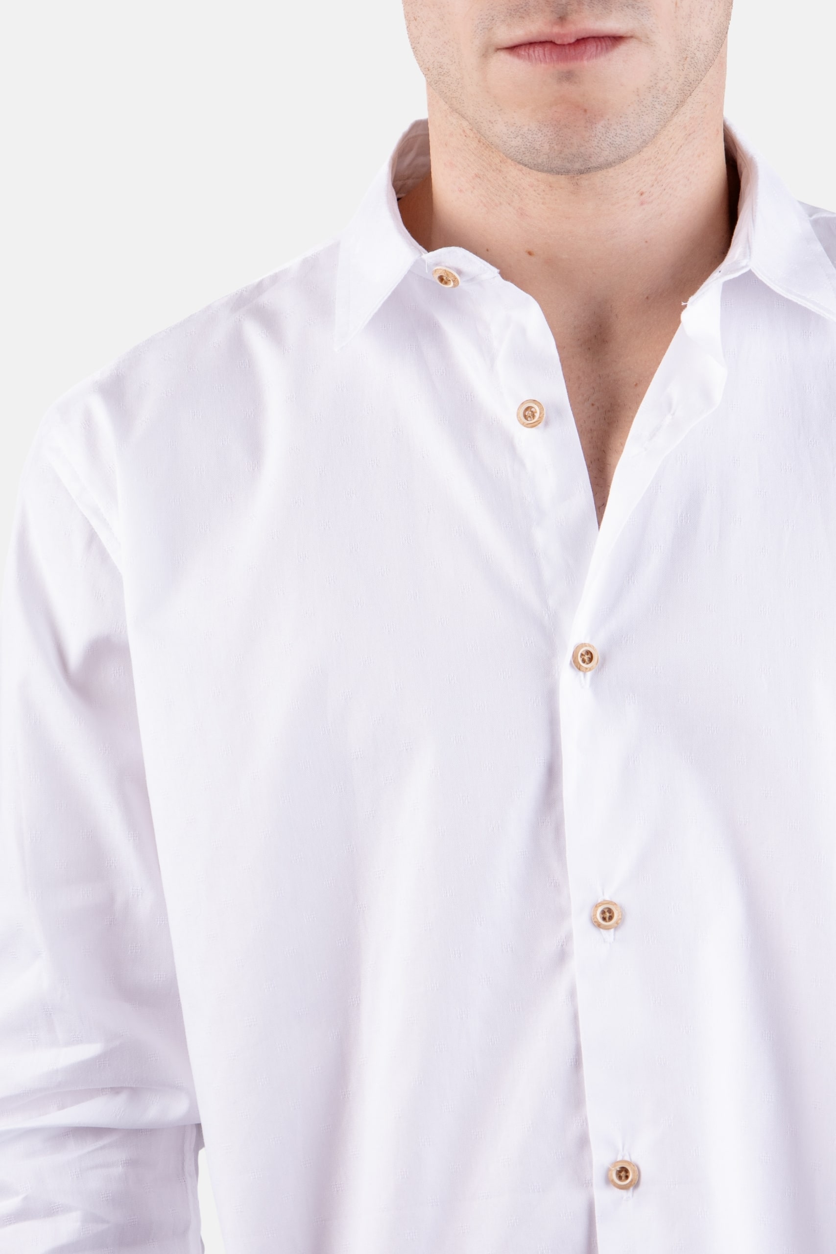 Camisa M. Larga Ropa De Caballero Alberto Olguin AOMC1833 (S - XXL) - Imagen 3