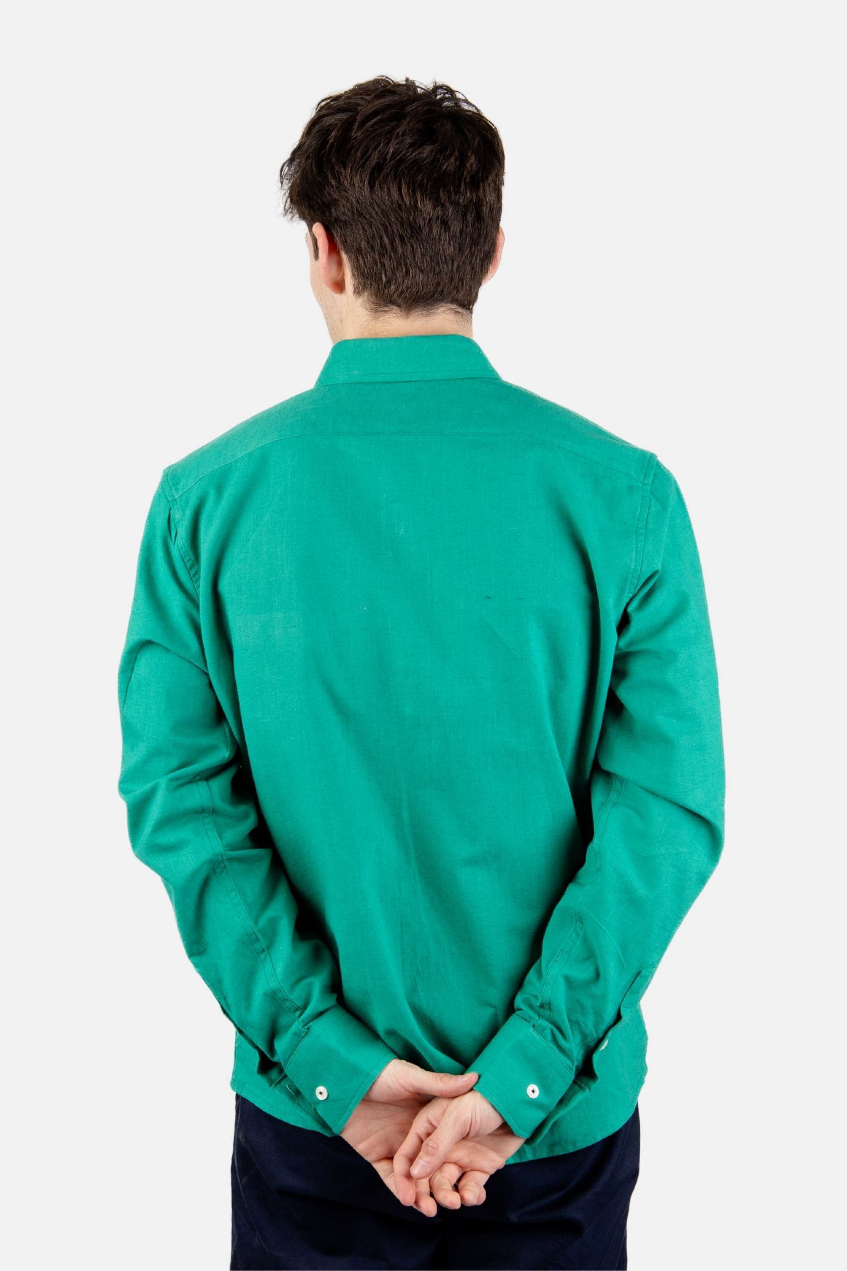 Camisa M. Larga Ropa De Caballero Alberto Olguin AOMC1800 (S - XXL) - Imagen 2