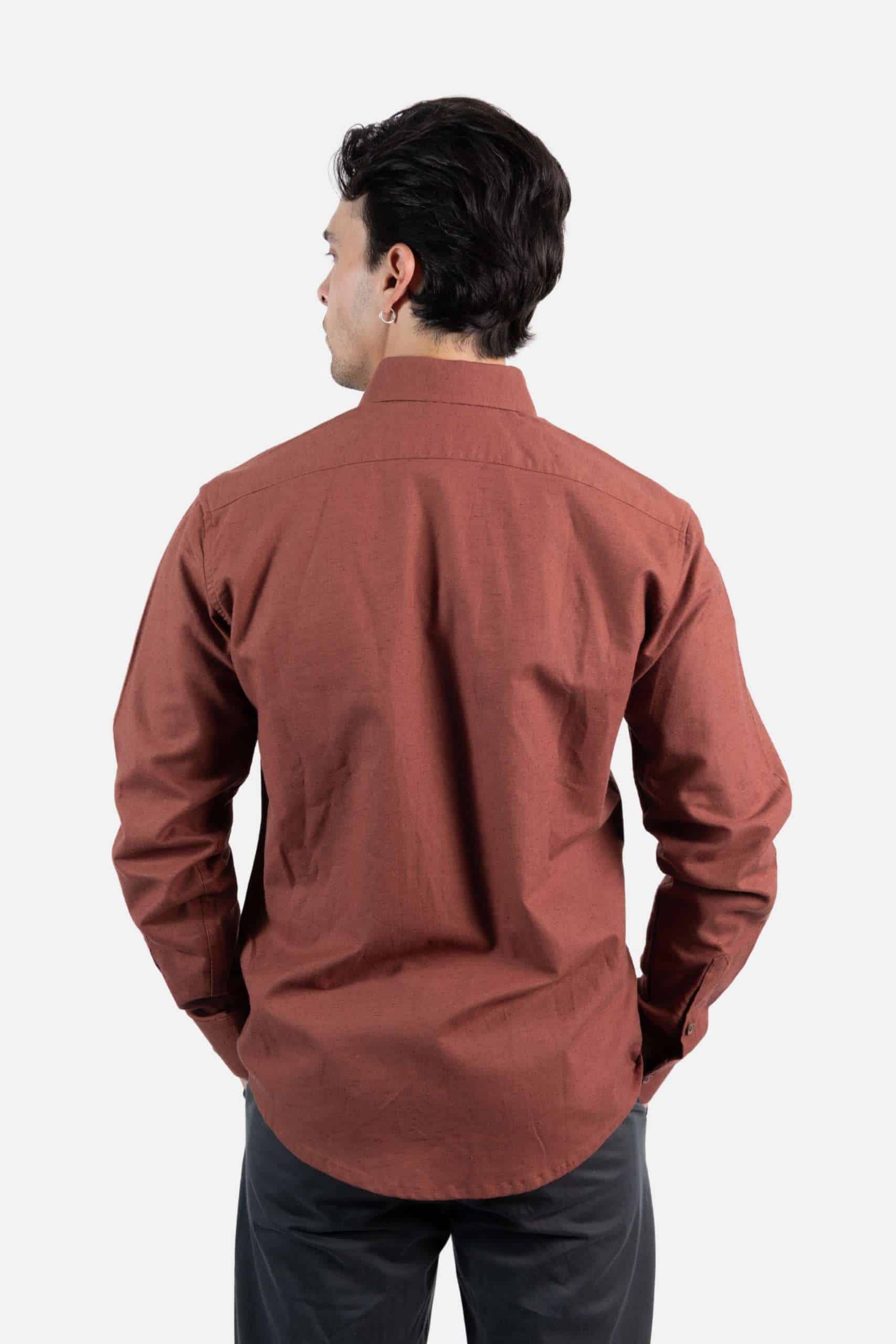 Camisa M. Larga Ropa De Caballero Alberto Olguin AOMC1803 (S - XXL) - Imagen 2