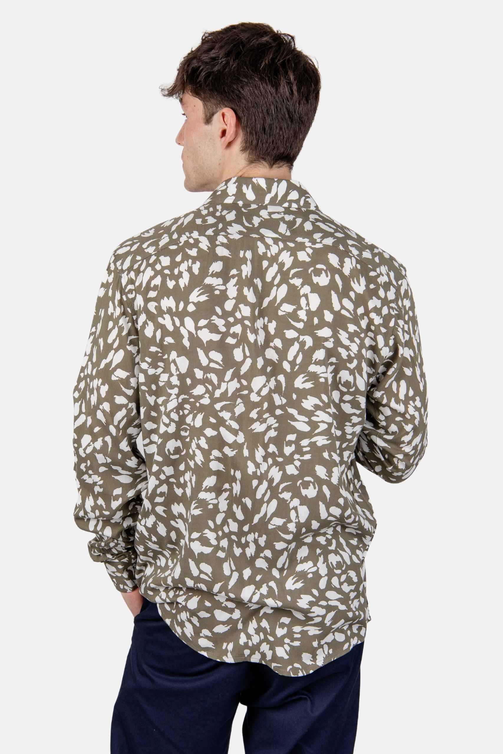 Camisa M. Larga Ropa De Caballero Alberto Olguin AOMC1835 (S - XXL) - Imagen 2